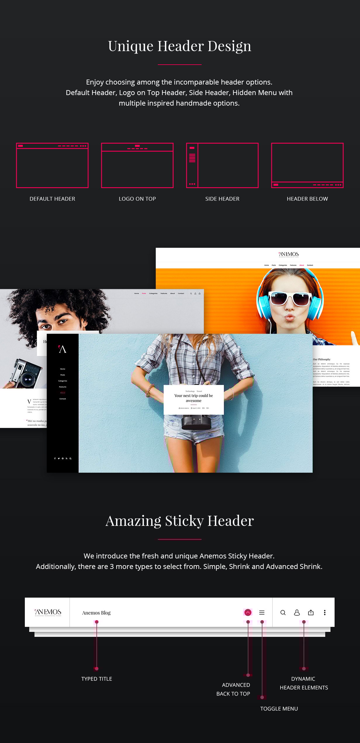 Anemos Multiuse WordPress Theme & header design by Greatives-Euthemians