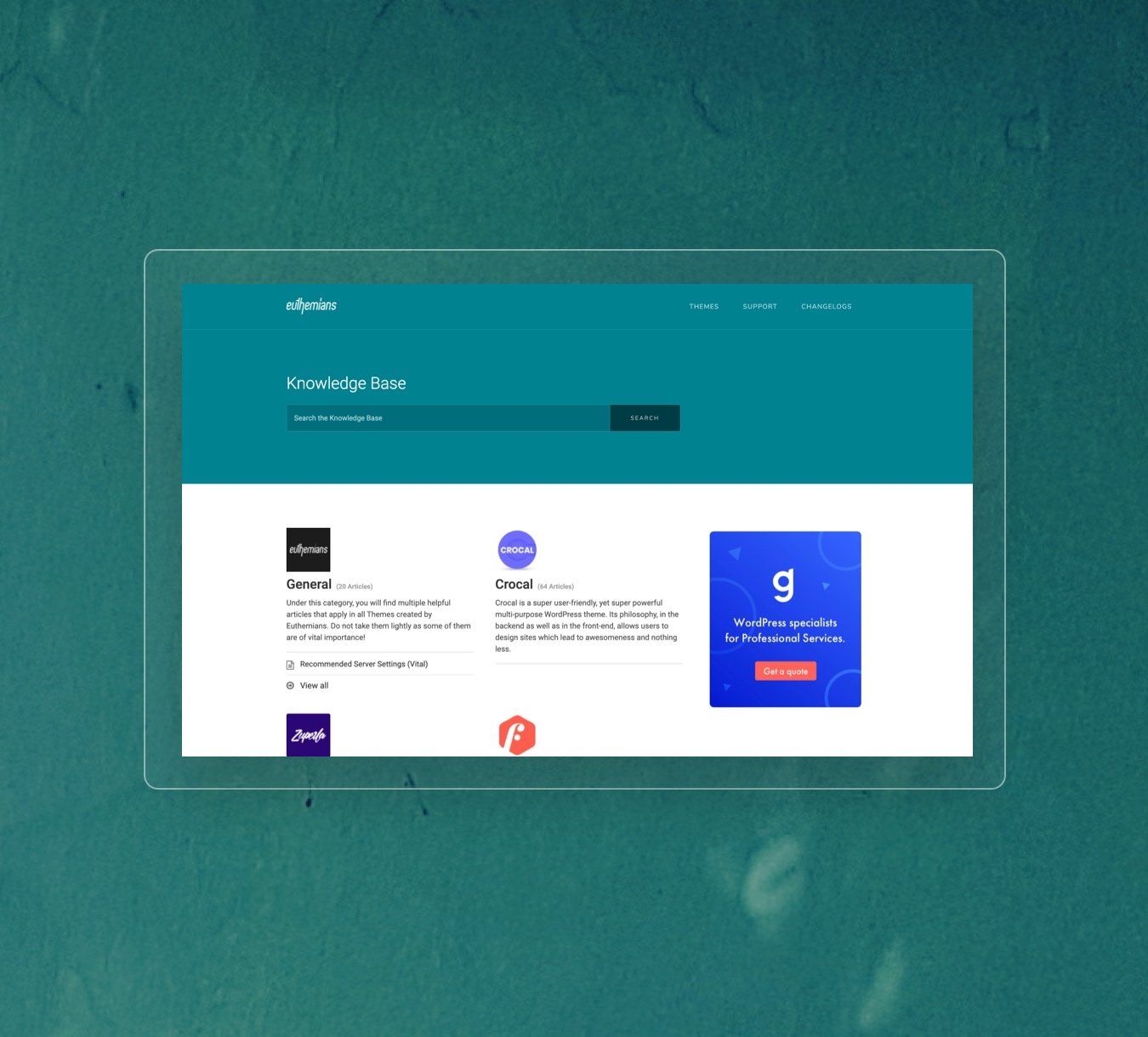 Euthemians WordPress Themes Knowledge Base