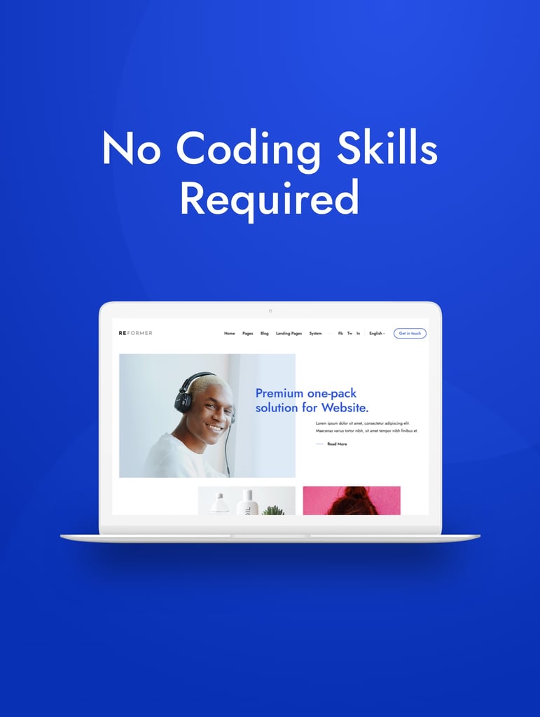 Reformer HubSpot theme - No coding Skill Required