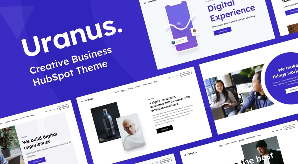 Uranus - Premium Multipurpose HubSpot theme