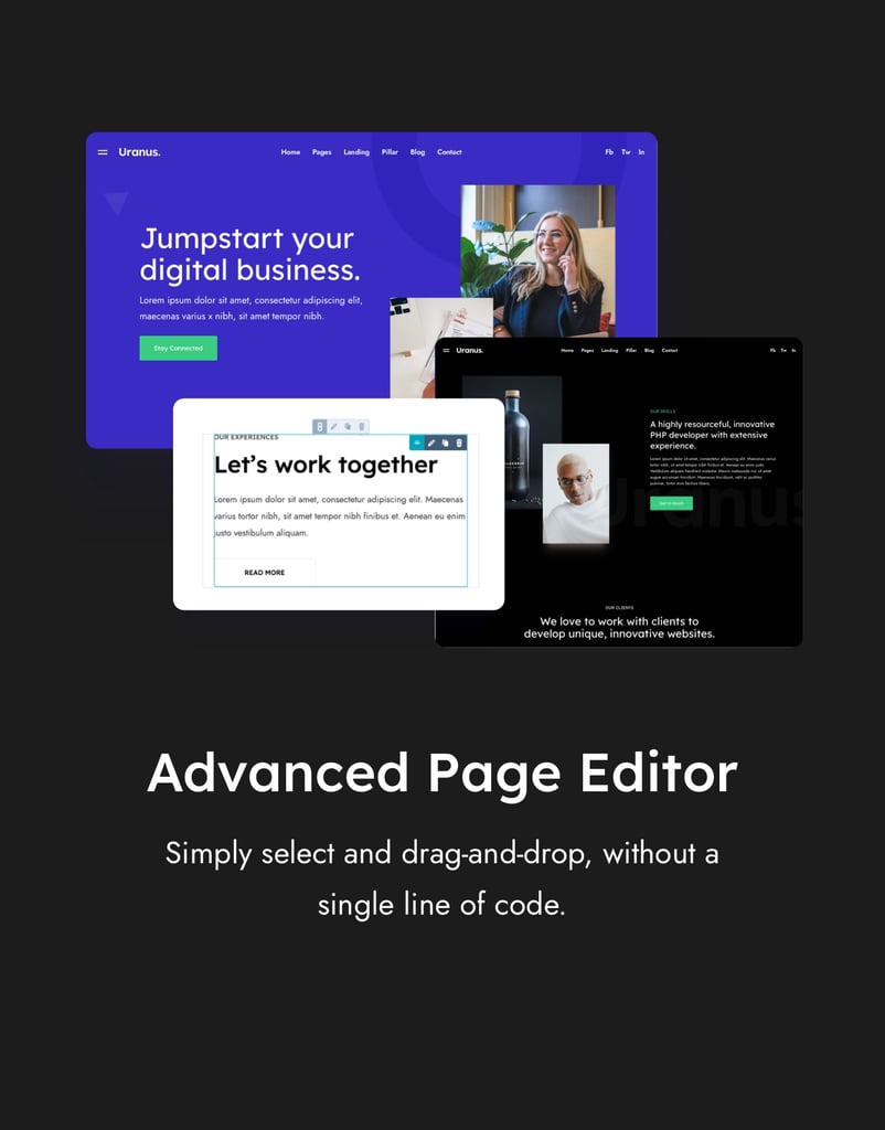 Uranus Premium HubSpot theme by Greatives