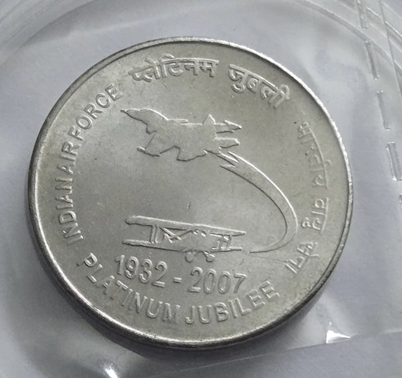2 Rs Airforce Fss Kolkata Mint Coin UNC