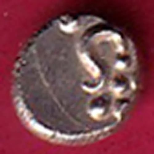 Travancore State Rajaram Verma IV Silver Chukram Coin SK149