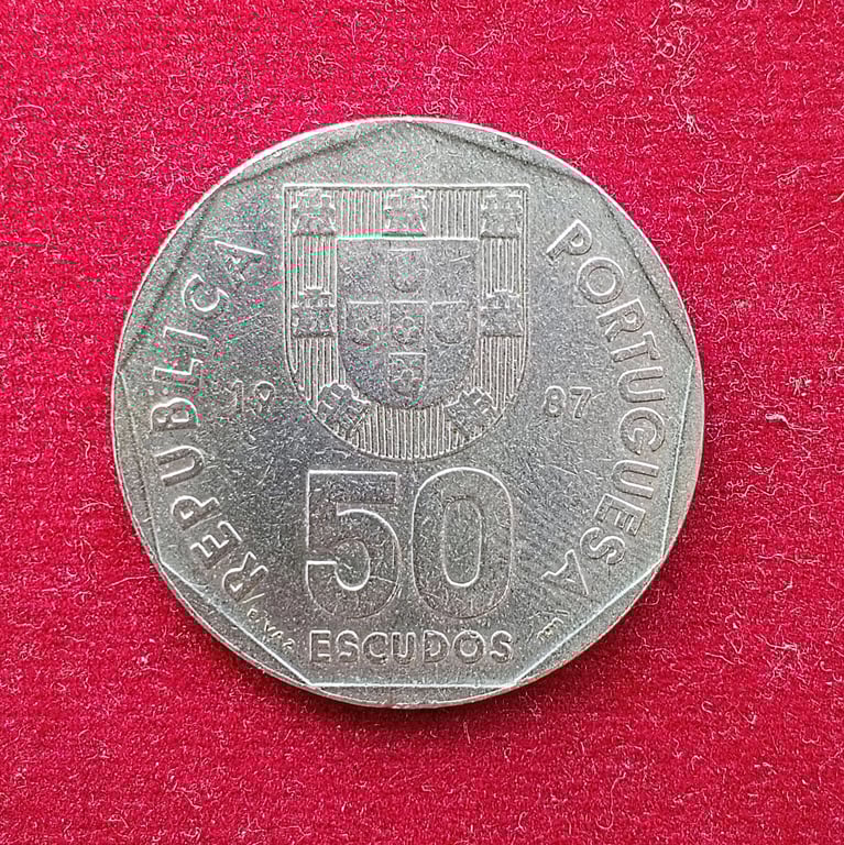 Portugal 50 Escudos 1987 Coin