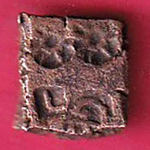 ancient india copper punchamrk ujjainy symbol on coin sk 646