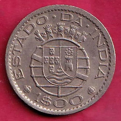 Portuguese India Goa 1 Escudo 1958 sk473