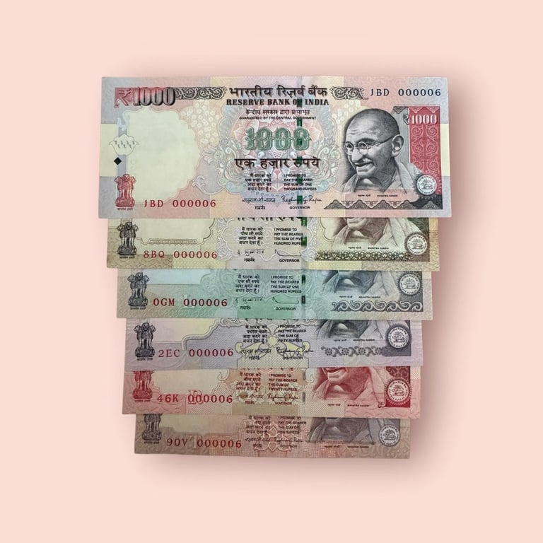 Fancy Number Notes
