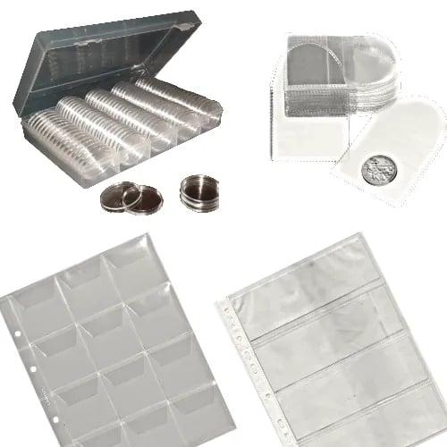 Coin Capsual & Sheets (Plastic Accessories)