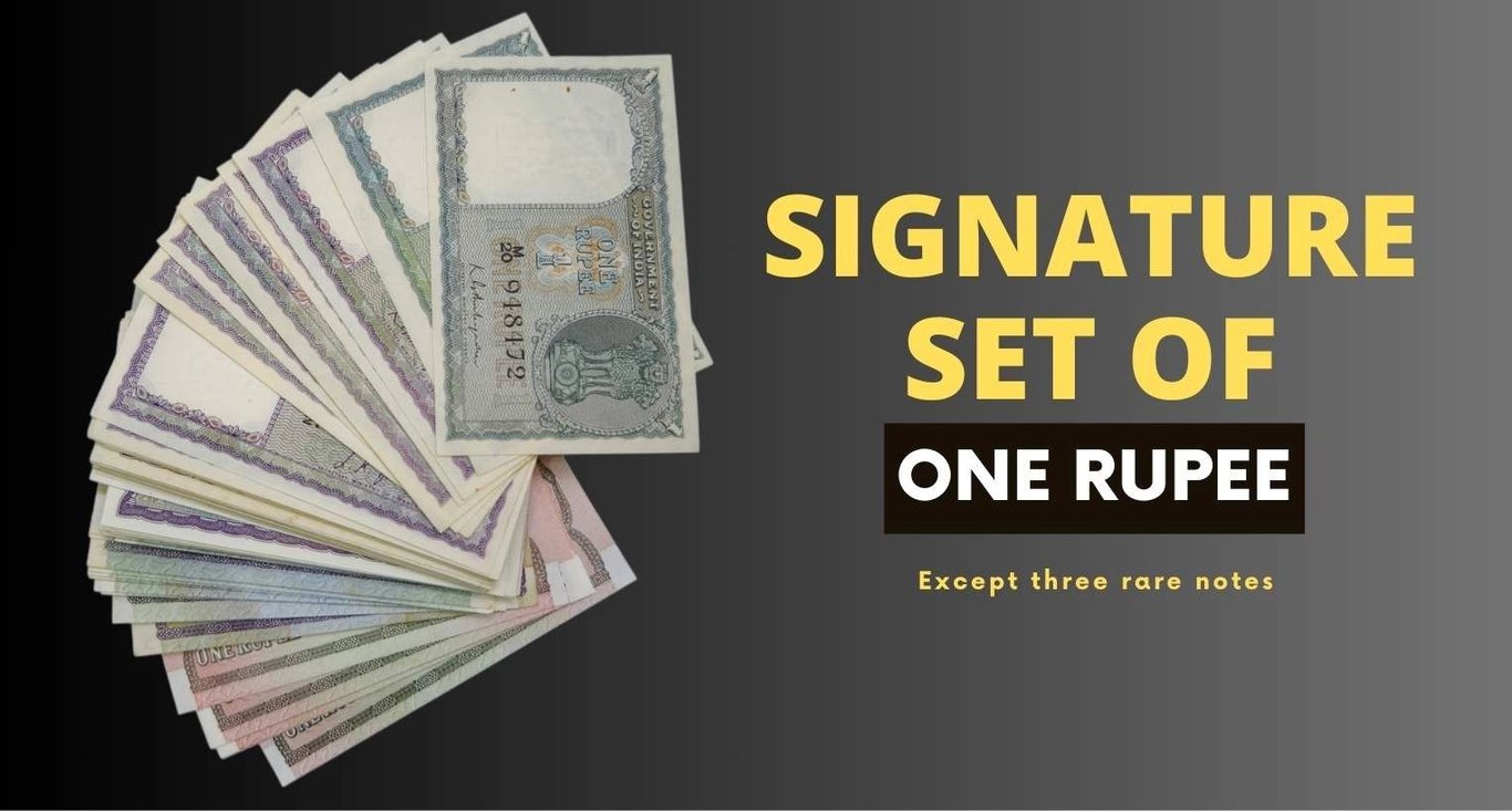 https://www.sikkaji.com/One Rupee Signature Set UNC Condition