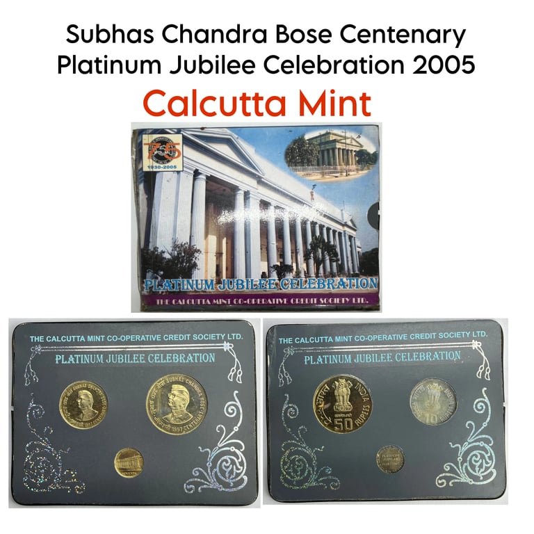 Platinum Jubilee Celebration of Netaji Subhas Chandra Bose 2005 Special set