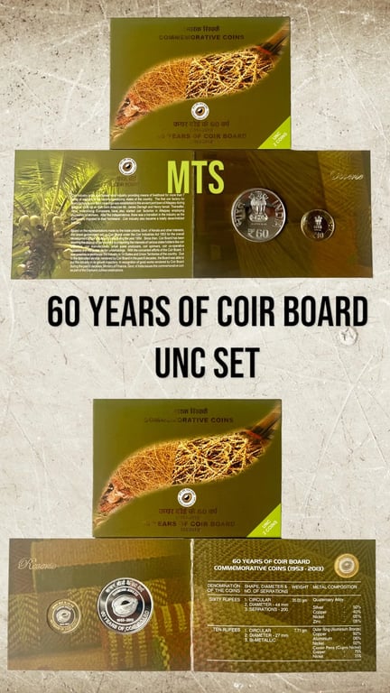 60 Years of Coir Board Unc set