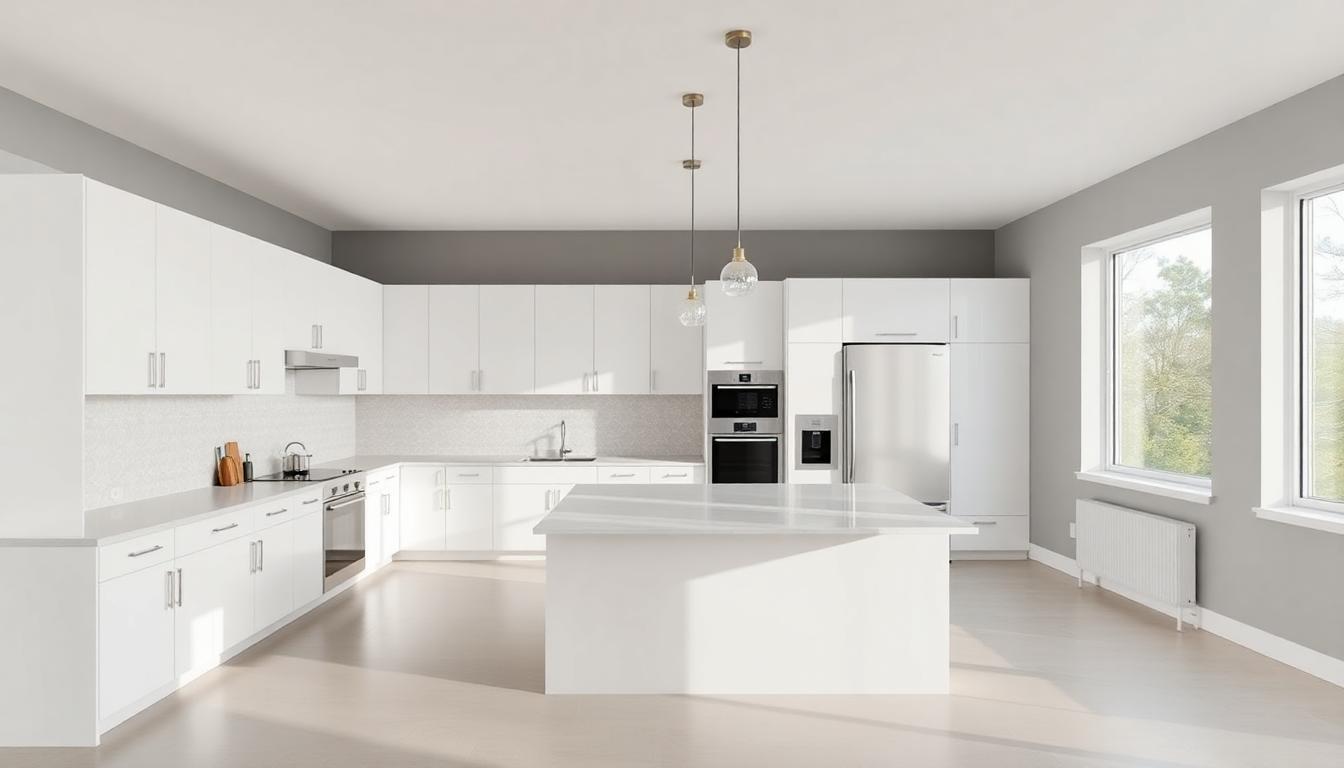 Kitchen before AI restyle: original room