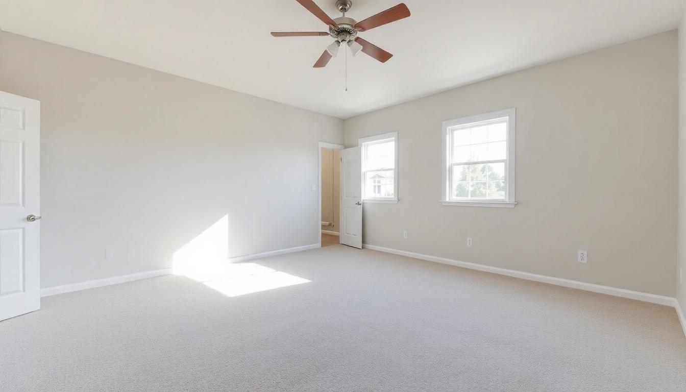 Bedroom before AI restyle: original room