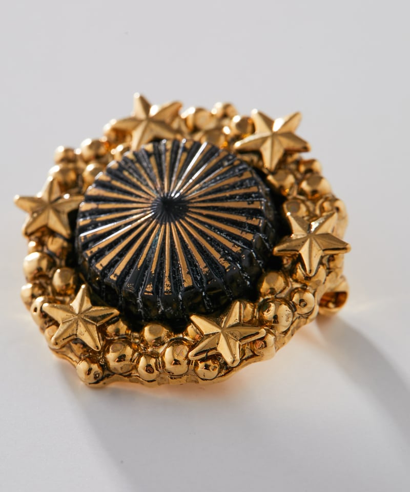 CUTSTEEL vintage button brooch | ADER.bijoux CUTSTEEL vintage button brooch | ADER.bijoux