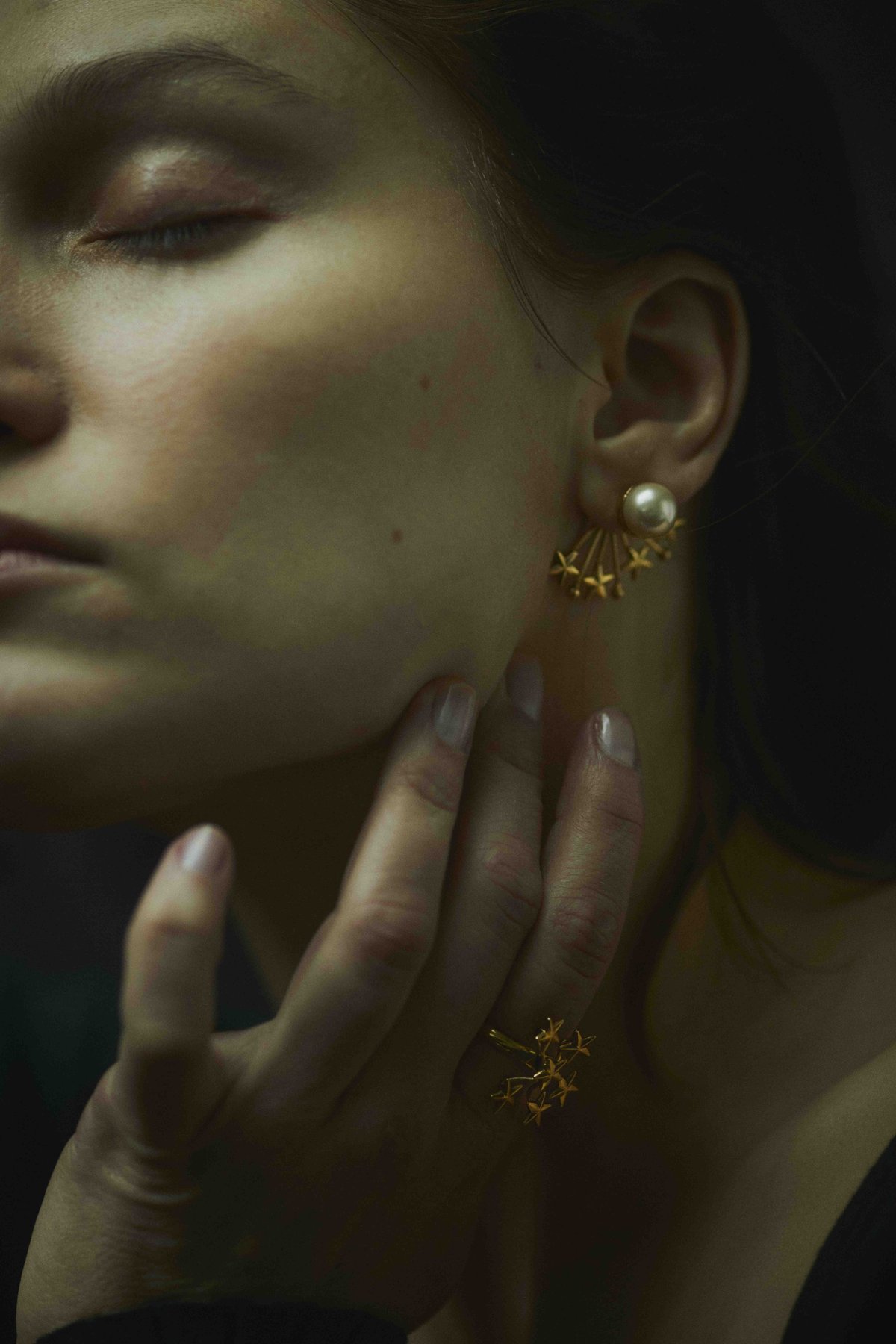 FILIGREE star studs ring | ADER.bijoux