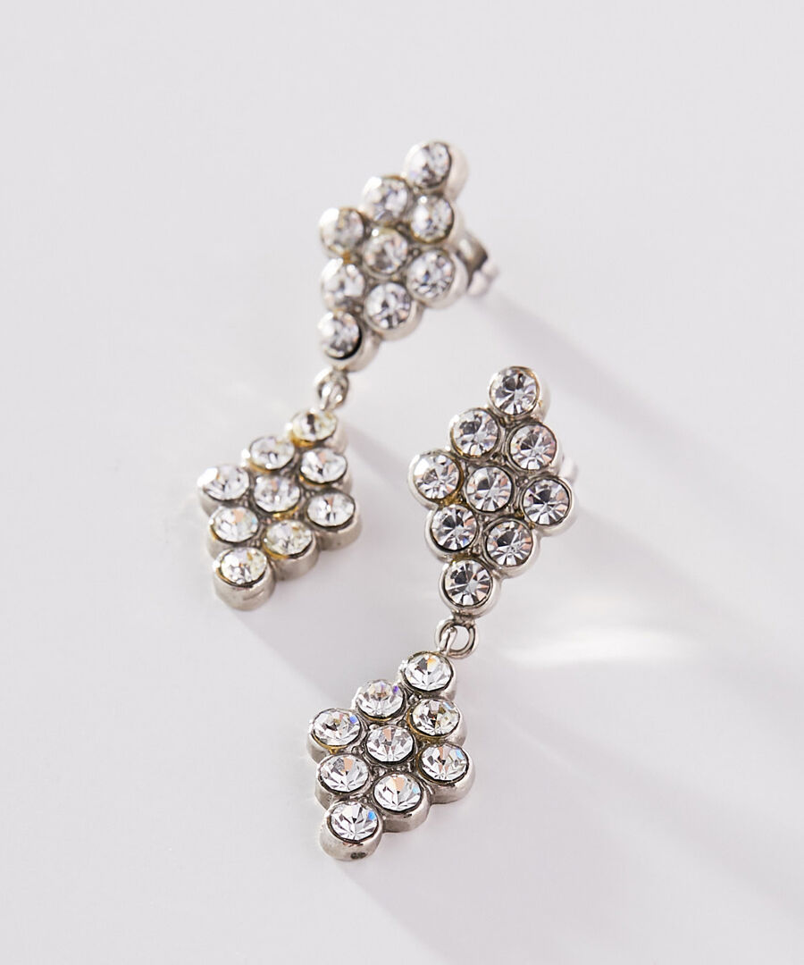 DIAMANTE crystal earring (silver) | ADER.bijoux