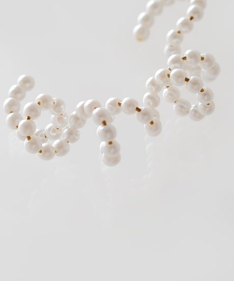 nemunemu kuru pearl ear cuff 4mm