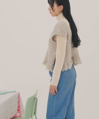 ６０ フリンジニットベストのキット