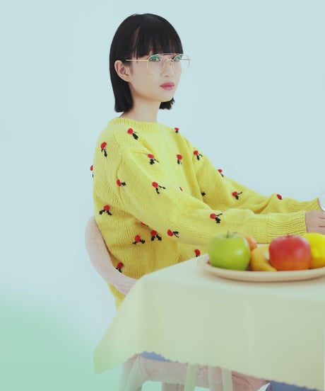 あしたのニット　リトルフラワープルオーバー［糸セット］