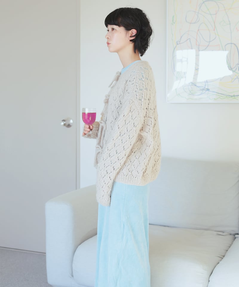 ボウノットカーディガンのキット | chocoshoe online store