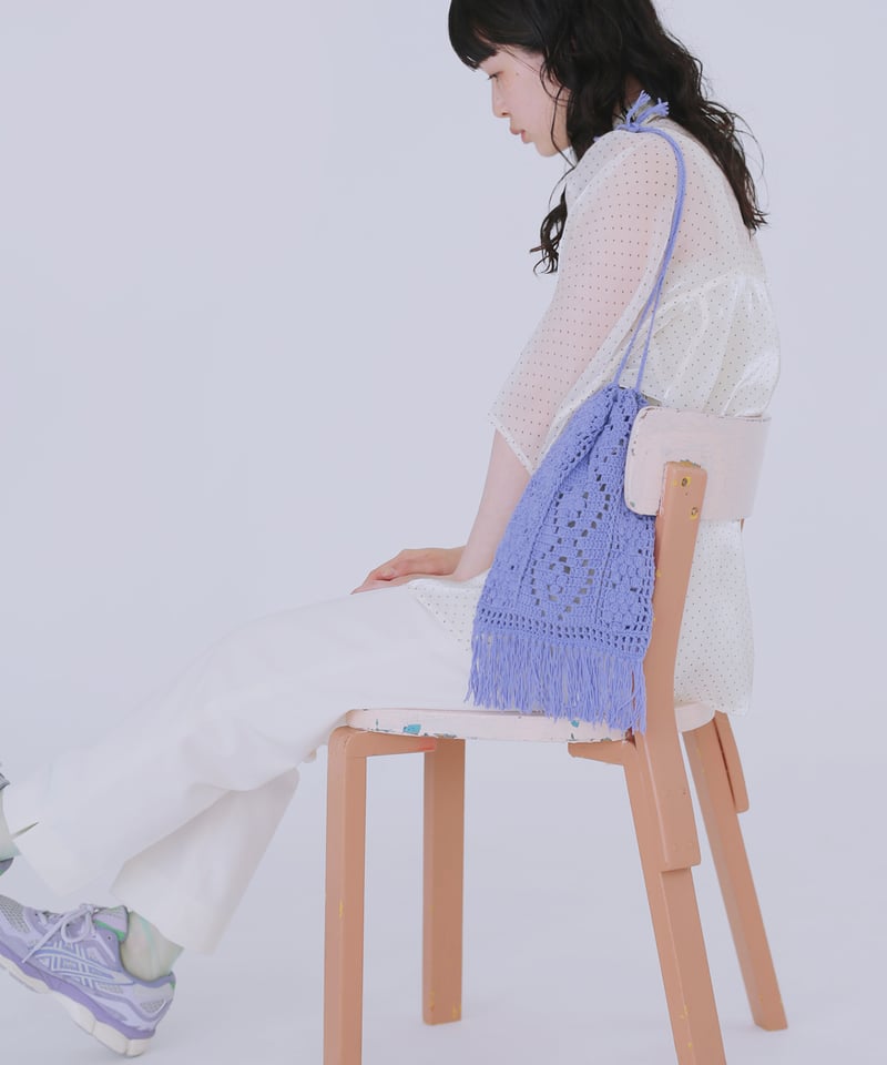 フォークロアな巾着ポーチのキット | chocoshoe online store