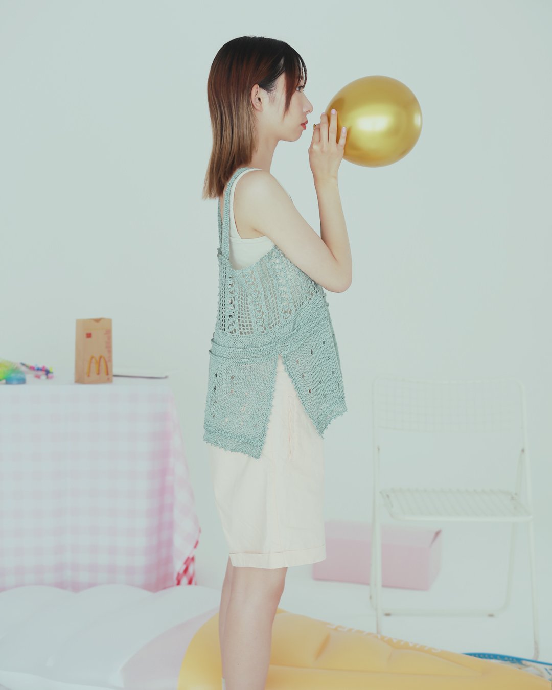 IKUMI　イクミ　ビーズ　キャミソール IKUMI / KUROMI×IKUMI CAMISOLE