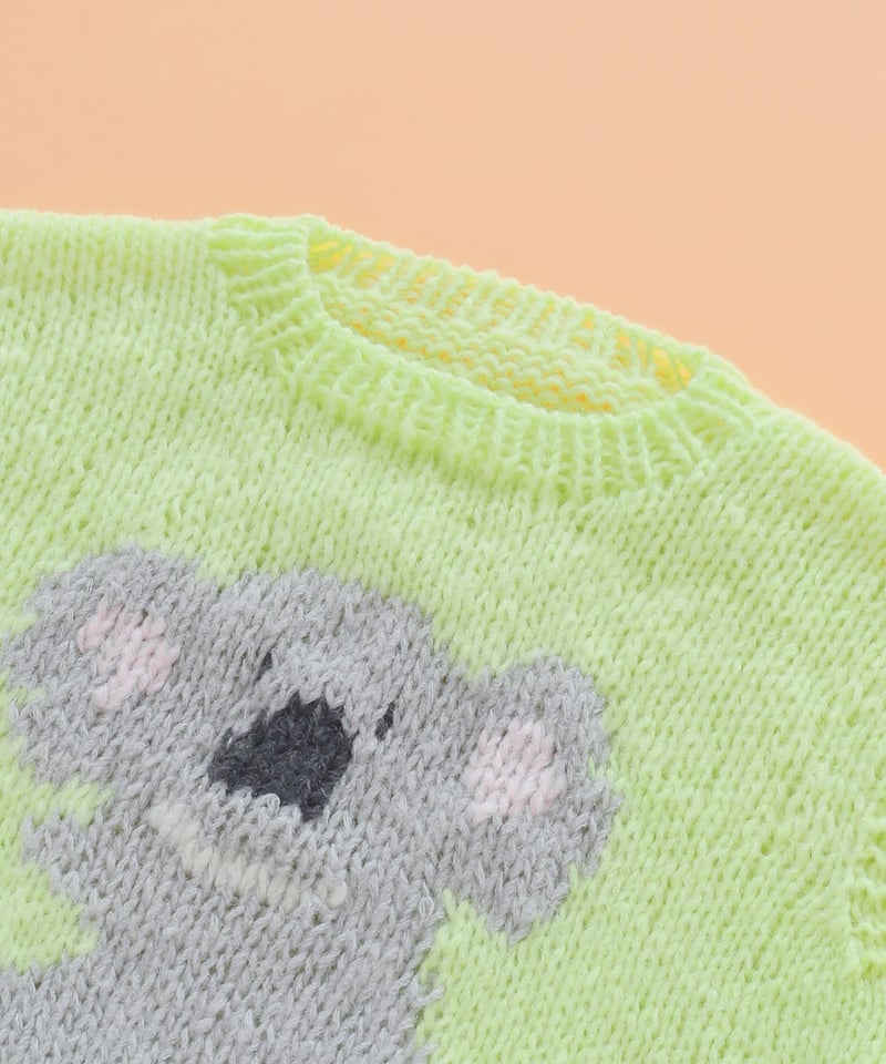 手編みセーターコアラ コアラなベストのキット 120／140 | chocoshoe online store