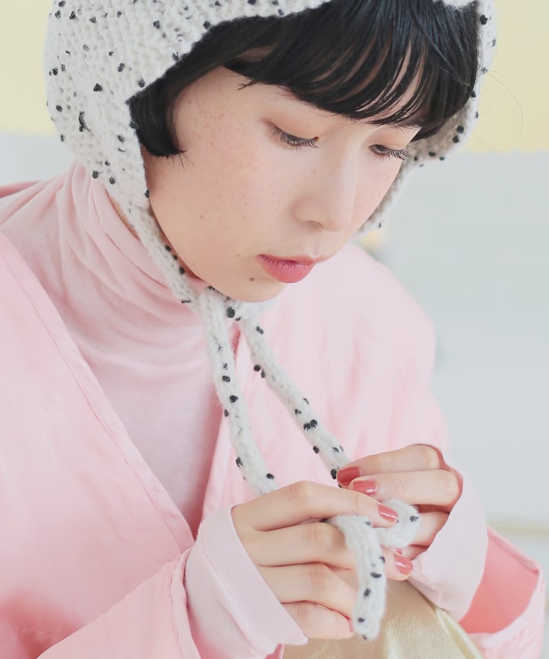 あんころもち すのチル ボンネット つけ襟 送料無料】サブカル刺繍ロゴ付け襟 | VOLCAN&APHRODITE