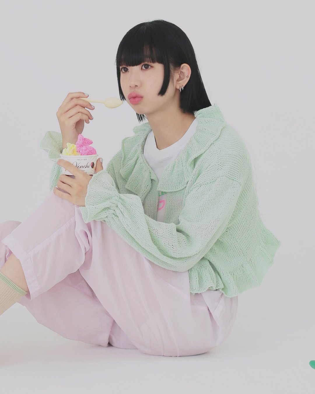 PUTUMAYO 猫耳 カーディガン フリル レース 森ガール ゴシック PUTUMAYO 猫耳 カーディガン フリル レース 森ガール ゴシック