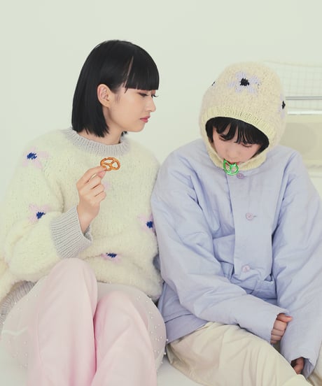 あしたのニット　プードルのバラクラバ　［糸セット］