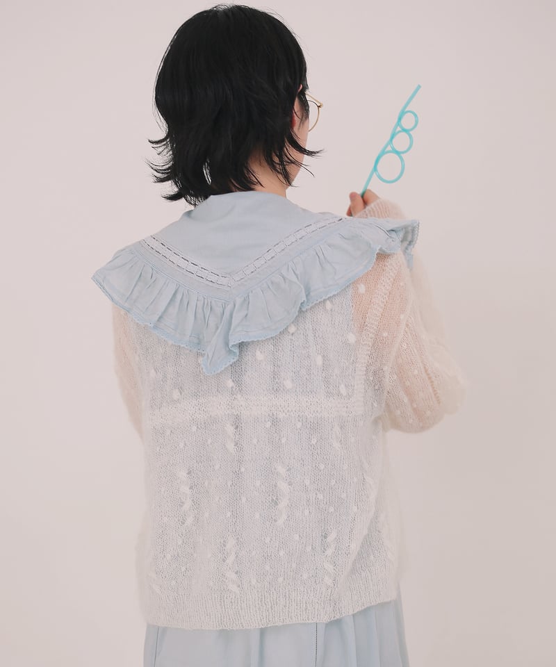ななこ◆Mischief Made✴︎カーディガン❤︎新品未使用 ✴︎M MM Skull Cropped Cardigan in Black | Mischief Made