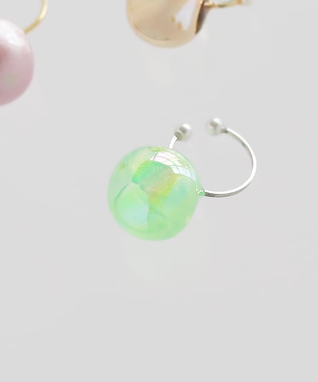 nemunemu one beads earcuff  no.2