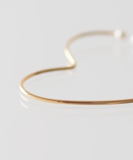 nemunemu big heart ear cuff