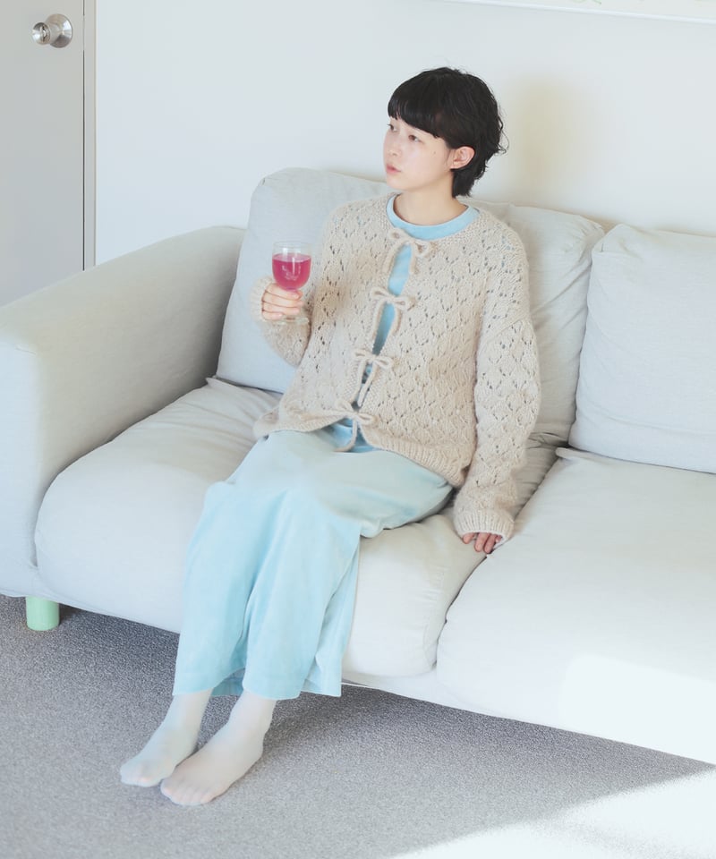 ボウノットカーディガンのキット | chocoshoe online store