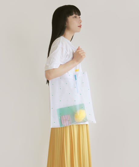 みずたまシースルーbag  ホワイト