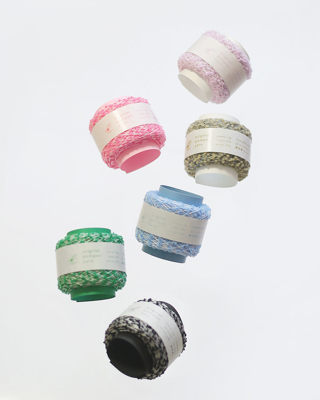 chocoshoe pompon yarn | chocoshoe online store