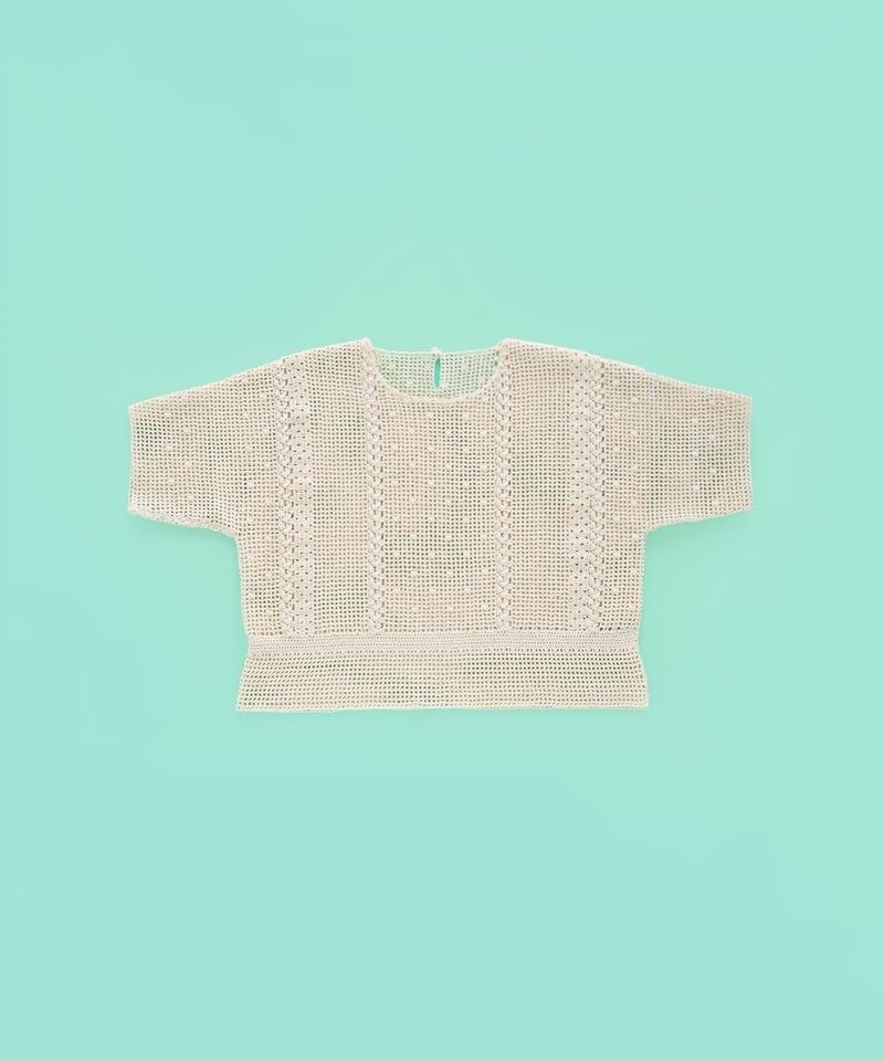 COUP DE BONHEUR クードボヌール ニット編み セーター ベアー ポルカドットなニットのキット | chocoshoe online store