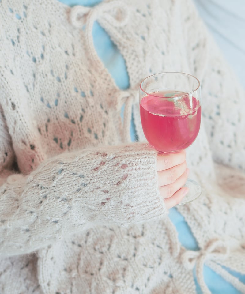 ボウノットカーディガンのキット | chocoshoe online store