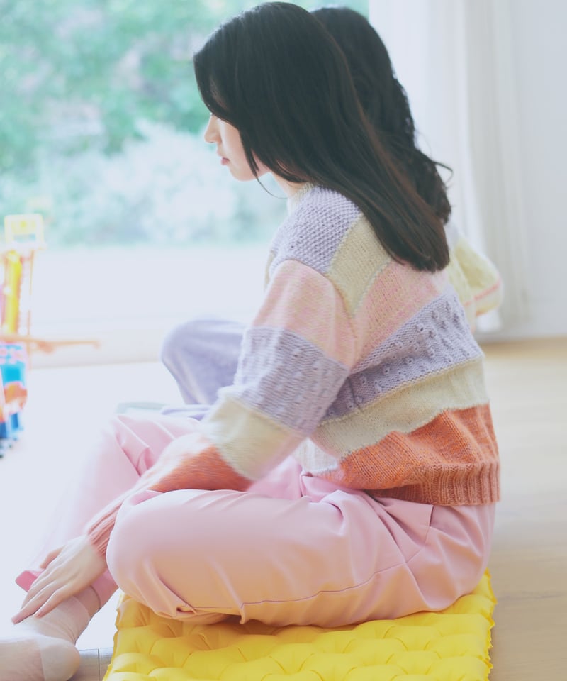 DARUMA PATTERN BOOK 9 カラーワークプルオーバーのキット