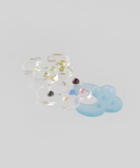 nemunemu dot acryl earcuff  no.2