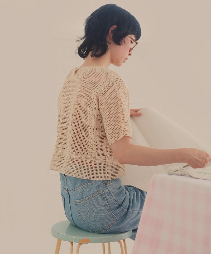 ポルカドットなニットのキット | chocoshoe online store ポルカドットなニットのキット | chocoshoe online store