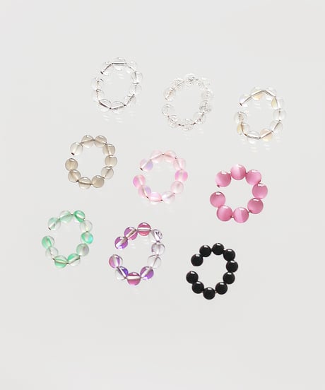 nemunemu stone ear cuff  大