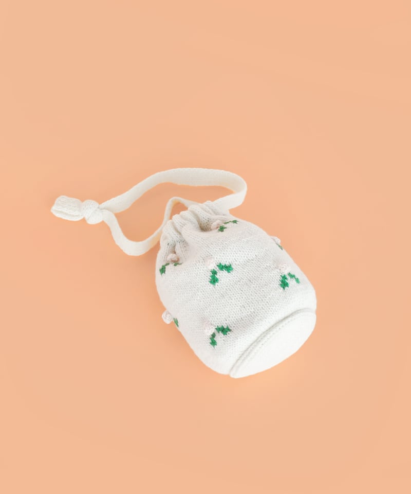 あしたのニット リトルフラワーバッグ［糸セット］ | chocoshoe