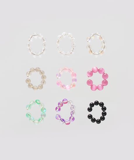 nemunemu stone ear cuff  大
