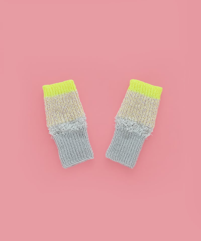 色づかいの編み小物 アームウォーマーの糸セット | chocoshoe online store