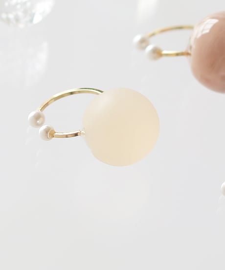nemunemu one beads earcuff