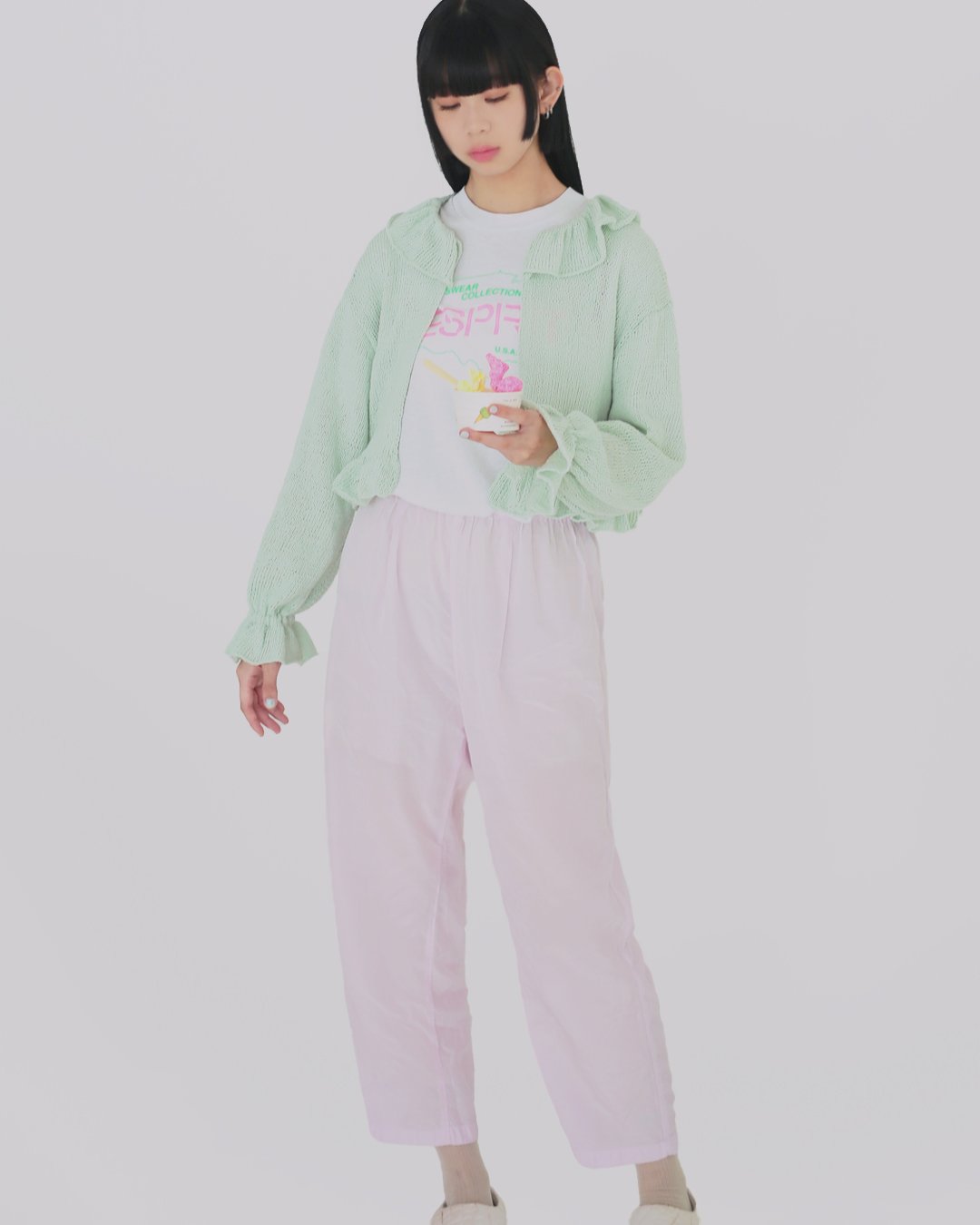 フリルカーディガン［キット］ | chocoshoe online store