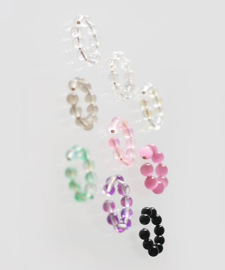 nemunemu stone ear cuff  大