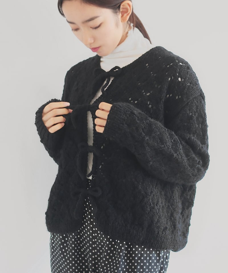 ボウノットカーディガンのキット | chocoshoe online store