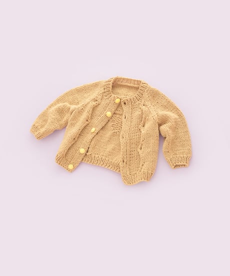 アイスクリームなキッズのカーディガンのキット　100サイズ